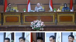 Rapat Paripurna Pandangan Fraksi DPRD Tanjab Timur Terhadap Ranperda APBD 2025