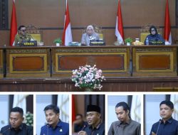 Rapat Paripurna Pandangan Fraksi DPRD Tanjab Timur Terhadap Ranperda APBD 2025